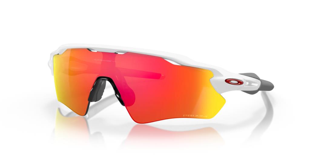 Солнцезащитные очки Oakley Radar Home Path для велоспорта, полированный белый призм, рубин