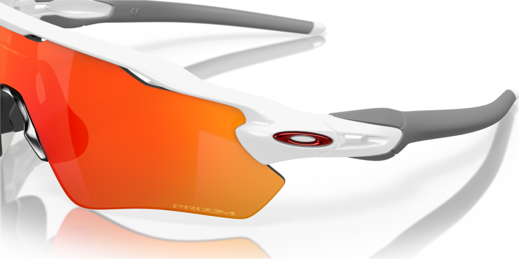 Солнцезащитные очки Oakley Radar Home Path для велоспорта, полированный белый призм, рубин