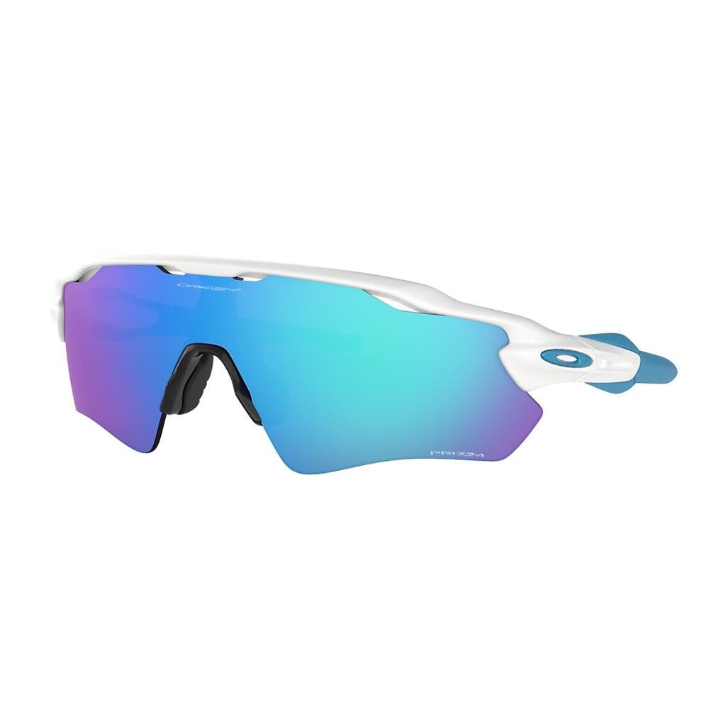Oakley Radar Home Path Велосипедные солнцезащитные очки с полированным белым сапфиром Prizm
