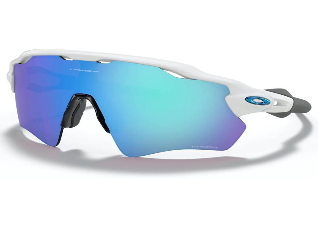 Oakley Radar Home Path Велосипедные солнцезащитные очки с полированным белым сапфиром Prizm