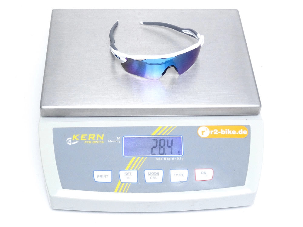 Oakley Radar Home Path Велосипедные солнцезащитные очки с полированным белым сапфиром Prizm