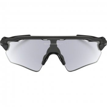 Велосипедные солнцезащитные очки Oakley Radar EV PATH, прозрачная сталь, 50% черный иридий, фотохромные