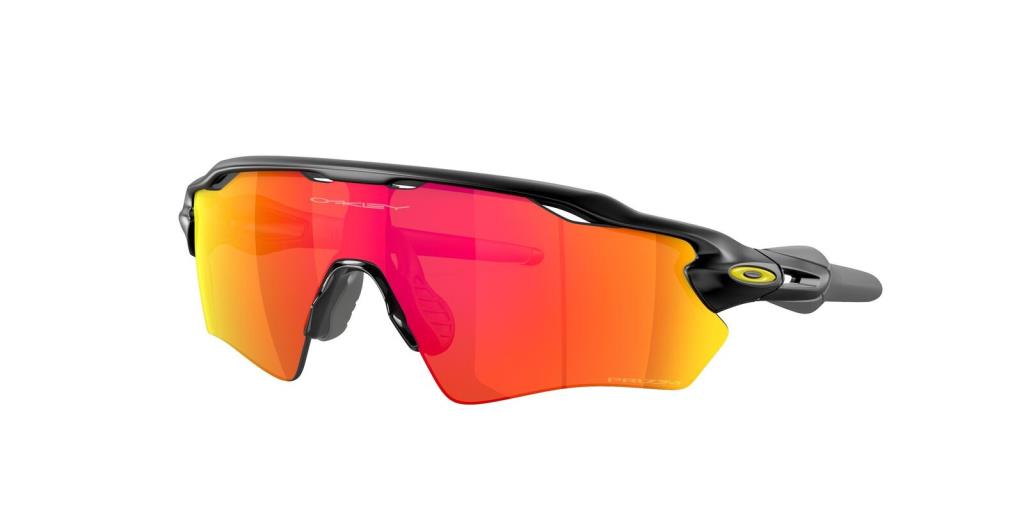 Молодежные солнцезащитные очки Oakley Radar EV XS Path J900127 Матовый черный Prizm Ruby