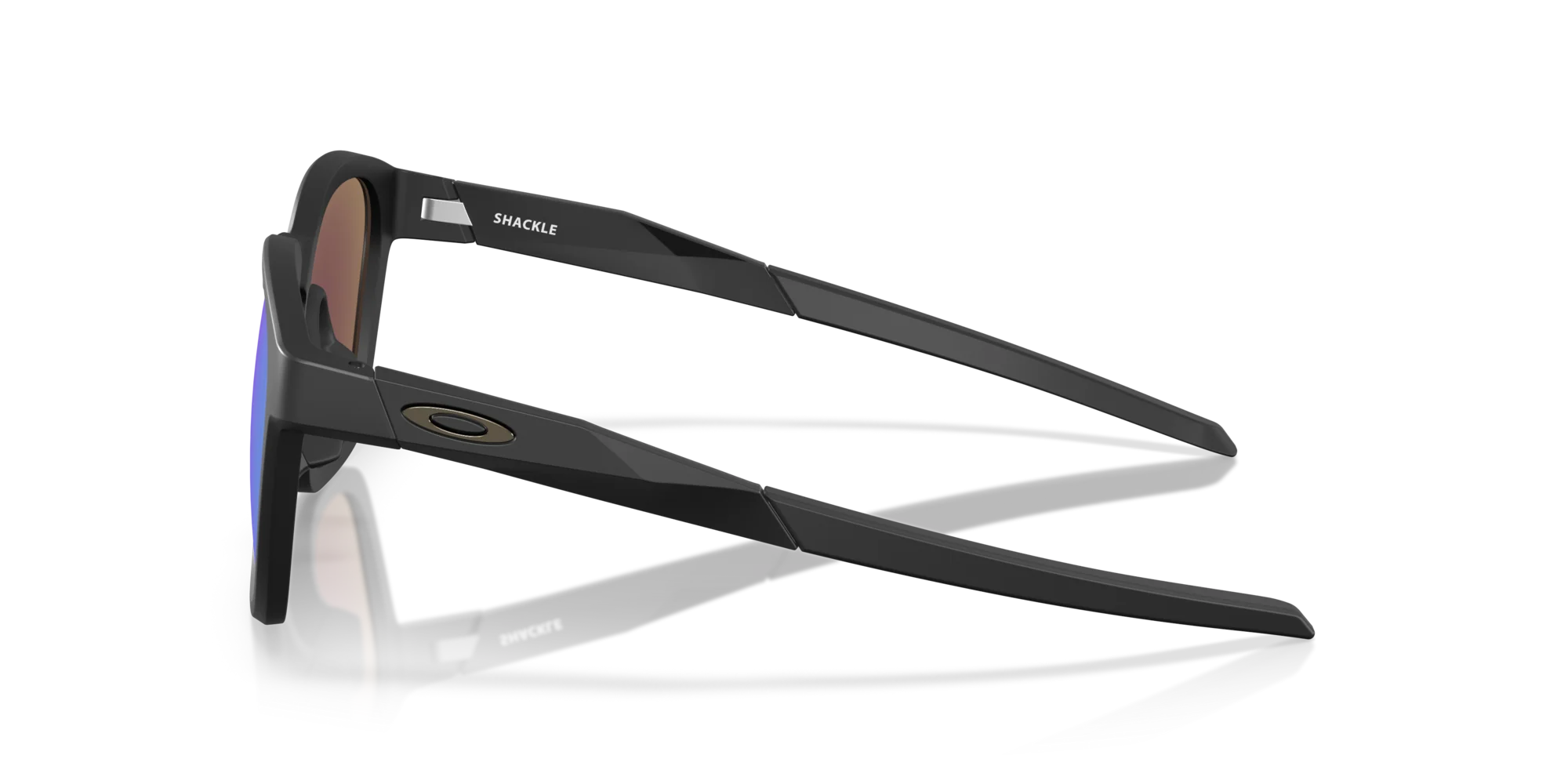 Oakley Shackle Sunglasses 9507D Matte Black Prizm Sapphire 950701 52 Ekartman