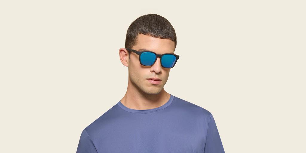 Oakley Shackle Sunglasses 9507D Matte Black Prizm Sapphire 950701 52 Ekartman