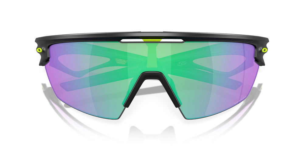 Oakley Sphaera Sunglasses 940308 Matte Black Ink Prizm Road Jade