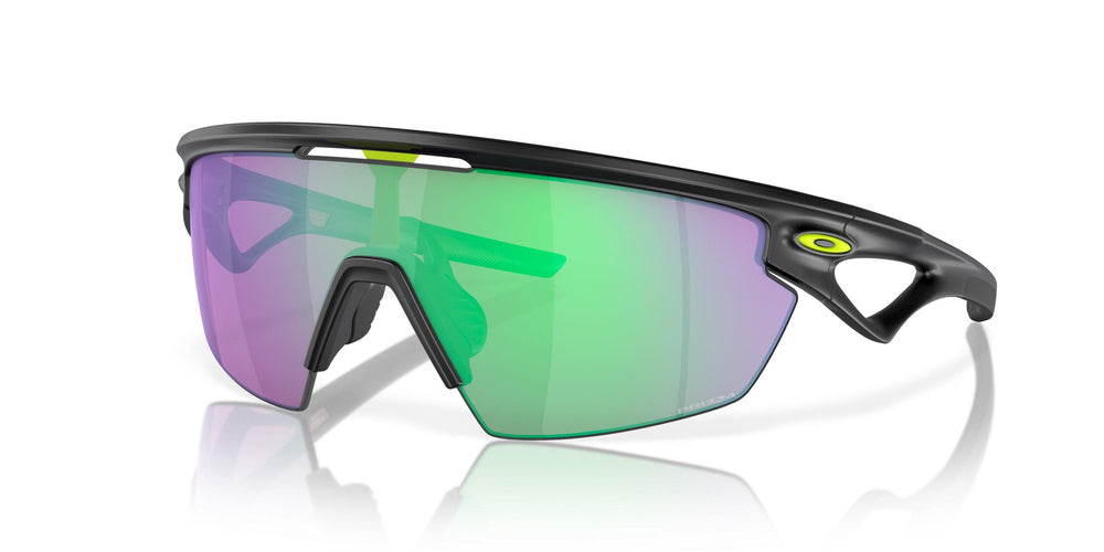 Oakley Sphaera Sunglasses 940308 Matte Black Ink Prizm Road Jade