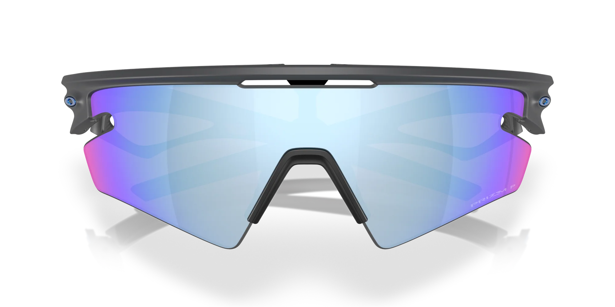 Oakley Sphaera Slash Polarized Sunglasses 949911 Matte Carbon Prizm Deep Water Polar