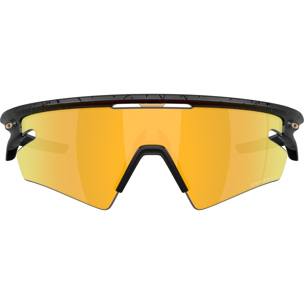 Oakley Sphaera Slash Polarize Güneş Gözlüğü 949915 Matte Black Splatter Prizm 24K Polar