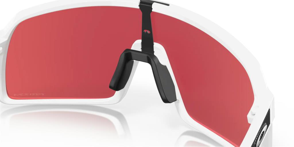 Oakley Sutro Cycling Sunglasses Polished White Prizm Snow Sapphire Irid