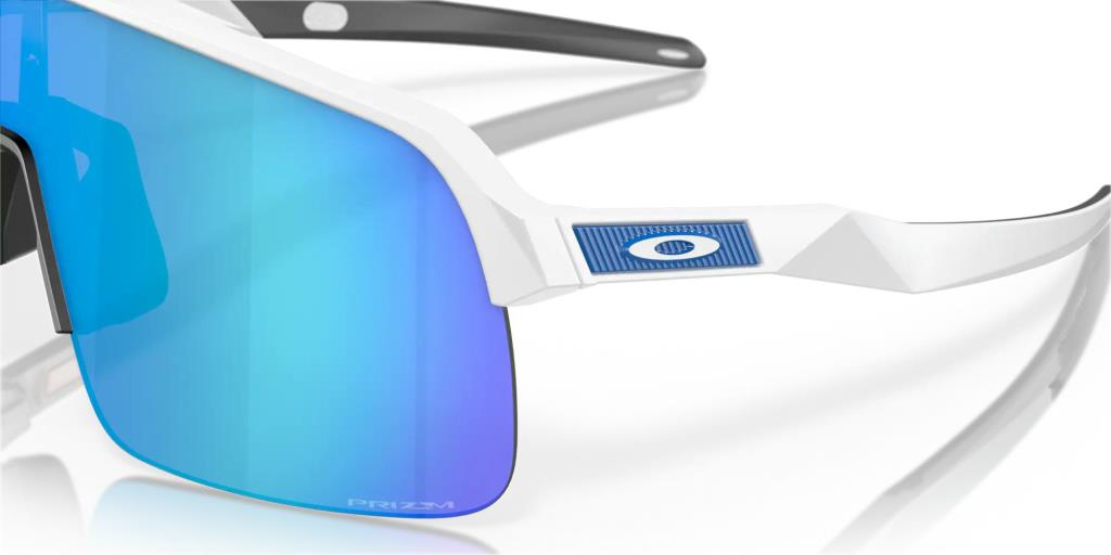 Oakley Sutro Lite Cycling Sunglasses Matte White Prizm Sapphire
