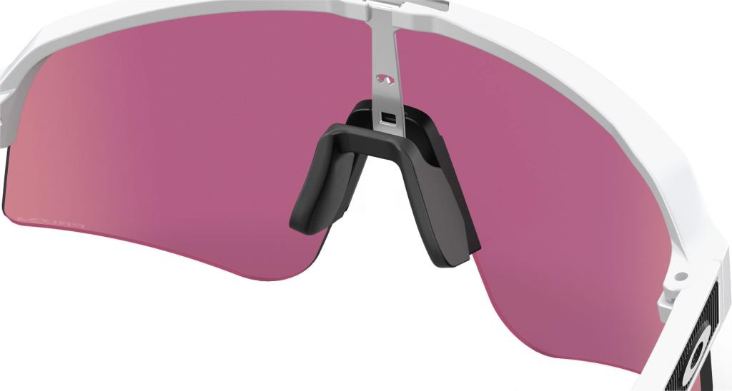 Oakley Sutro Lite Sweep Cycling Sunglasses Matte White Prizm Road Jade