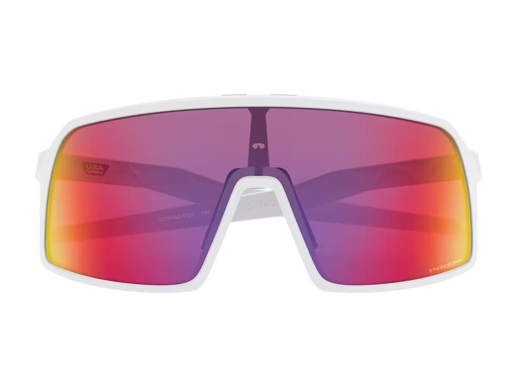 Велосипедные солнцезащитные очки Oakley Sutro S матово-белые Prizm Road