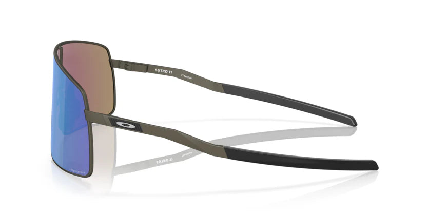 Велосипедные солнцезащитные очки Oakley Sutro TI с атласным свинцом Prizm с сапфировым стеклом