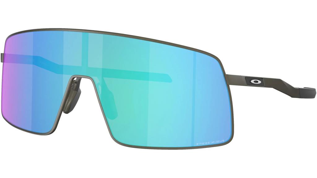 Велосипедные солнцезащитные очки Oakley Sutro TI с атласным свинцом Prizm с сапфировым стеклом