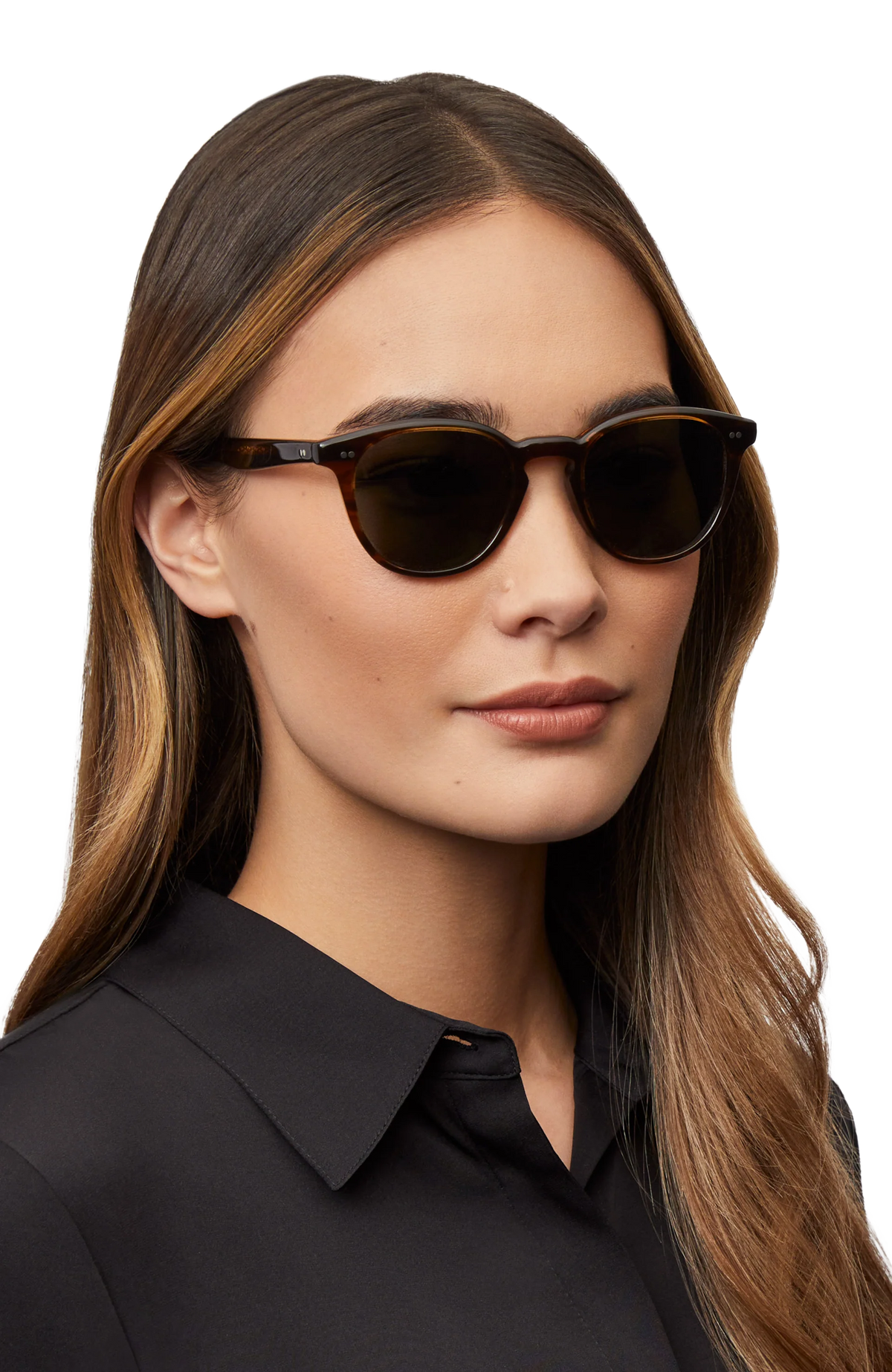 Oliver Peoples Desmon Sun Güneş Gözlüğü OV5454SU 176353 Transculent Dark Teal Cognac 48 Ekartman