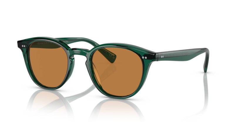Oliver Peoples Desmon Sunglasses OV5454SU 176353 Translucent Dark Teal Cognac 50 Lens Width