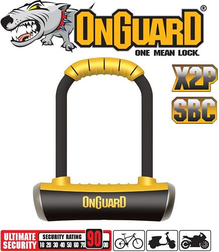 Onguard Keyed U-Lock 8003 Pitbull Std