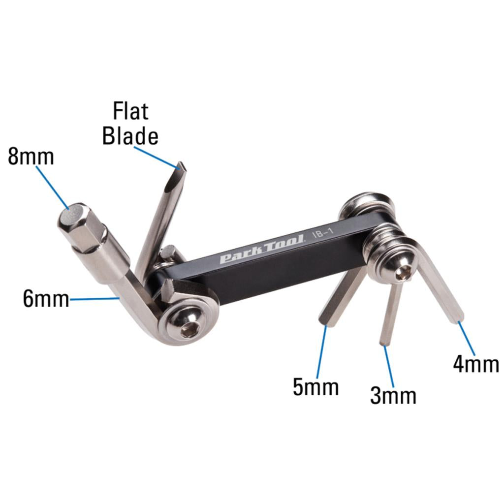 Park Tool Ib-1C Allen Pocket Knife Set Gray Stainless Steel