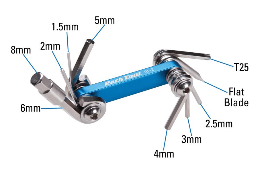 Набор велосипедных шестигранников ParkTool, 14 функций IB-3 PT100643