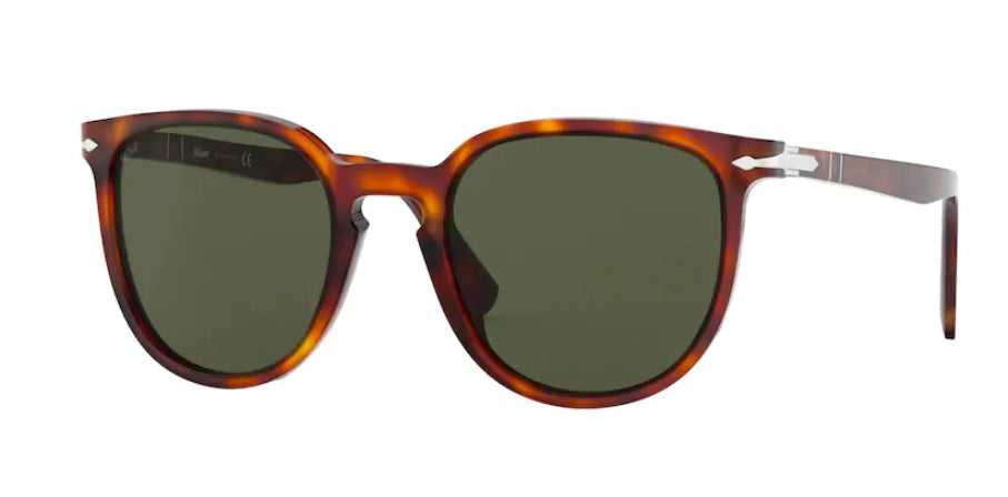 Persol 0PO3226S Солнцезащитные очки Гавана Зеленые 24/31 51