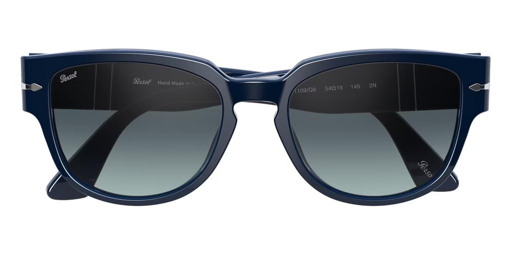 Persol 0PO3231S Солнцезащитные очки в синей оправе с синим градиентом лазурного цвета