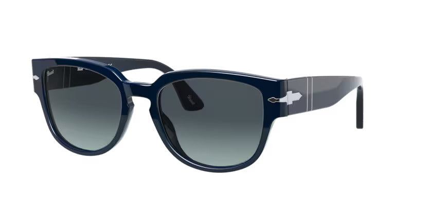 Persol 0PO3231S Солнцезащитные очки в синей оправе с синим градиентом лазурного цвета