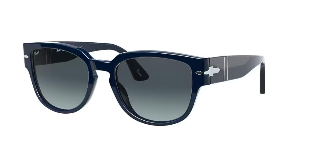 Persol 0PO3231S Солнцезащитные очки в синей оправе с синим градиентом лазурного цвета