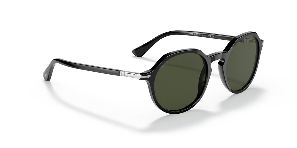 Persol 0PO3255S 95/31 Солнцезащитные очки 51 Ekartman Черные Зеленые