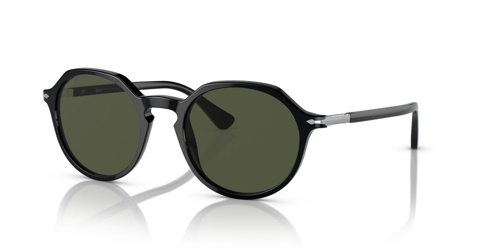 Persol 0PO3255S 95/31 Солнцезащитные очки 51 Ekartman Черные Зеленые