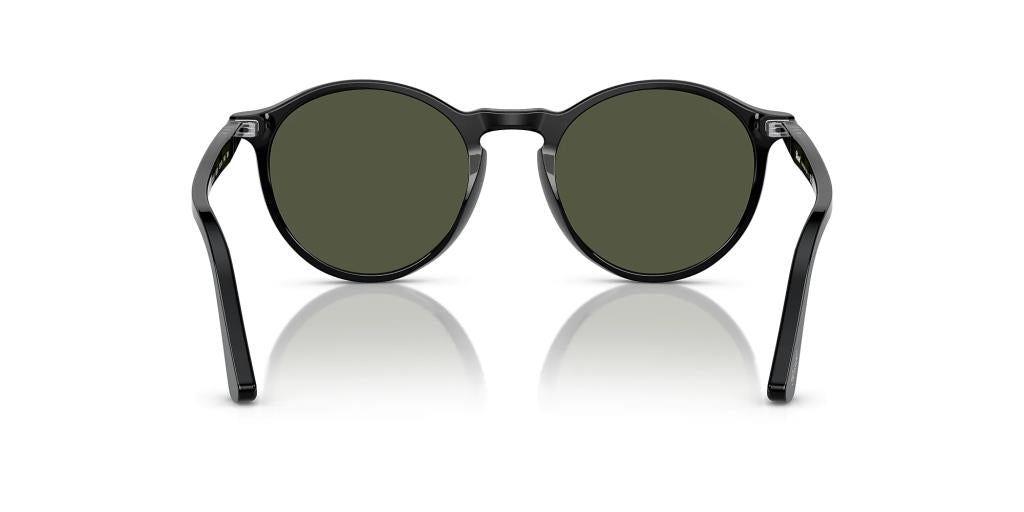 Солнцезащитные очки Persol 0PO3285S Чёрные Зелёные 95/31 52 Екартман