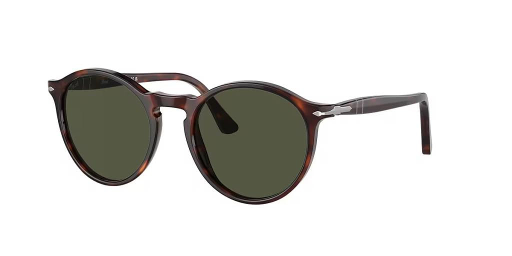 Солнцезащитные очки Persol 0PO3285S Гавана Зеленые 24/31 52 Экартман
