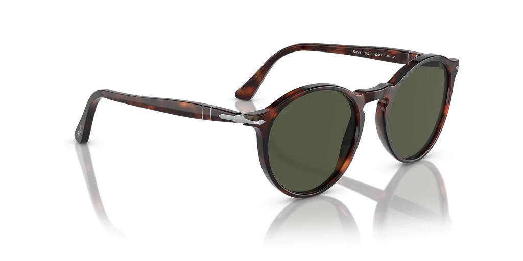 Солнцезащитные очки Persol 0PO3285S Гавана Зеленые 24/31 52 Экартман