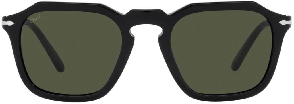 Солнцезащитные очки Persol 0PO3292S Чёрные Зелёные 95/31 52 Екартман