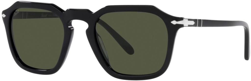 Солнцезащитные очки Persol 0PO3292S Чёрные Зелёные 95/31 52 Екартман