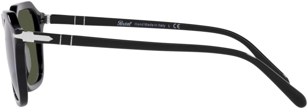 Солнцезащитные очки Persol 0PO3292S Чёрные Зелёные 95/31 52 Екартман