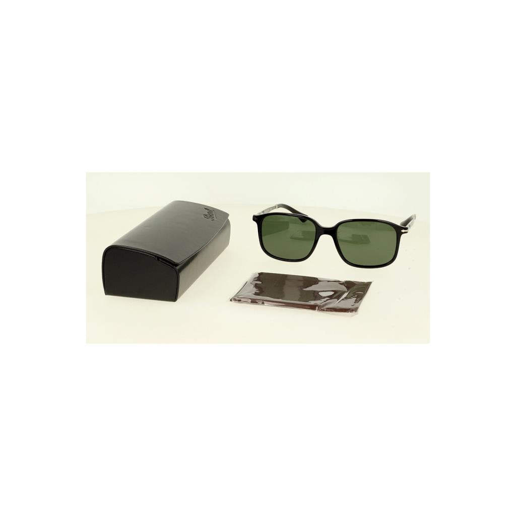 Persol Мужские солнцезащитные очки коричневые прямоугольные