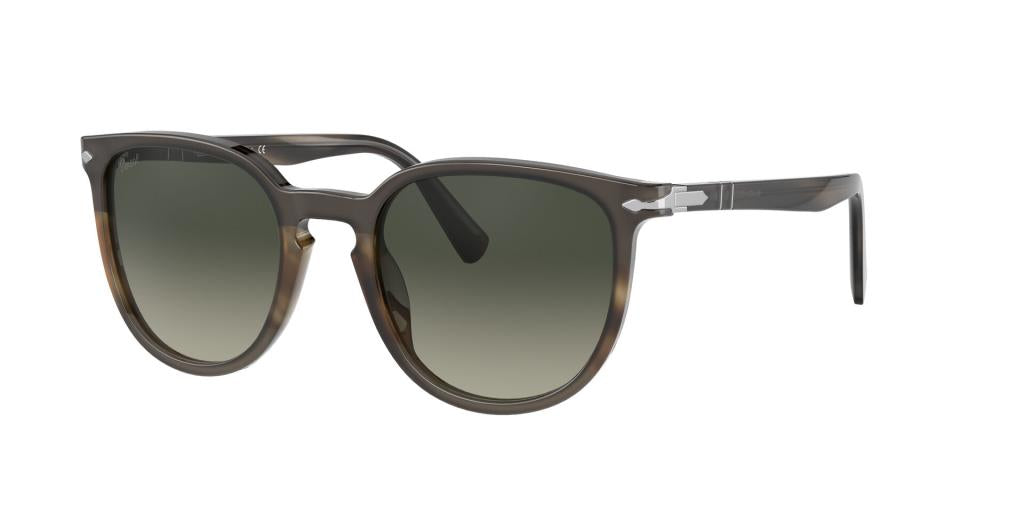 Солнцезащитные очки Persol Черные в полоску Серые в полоску Серые 0PO3226S