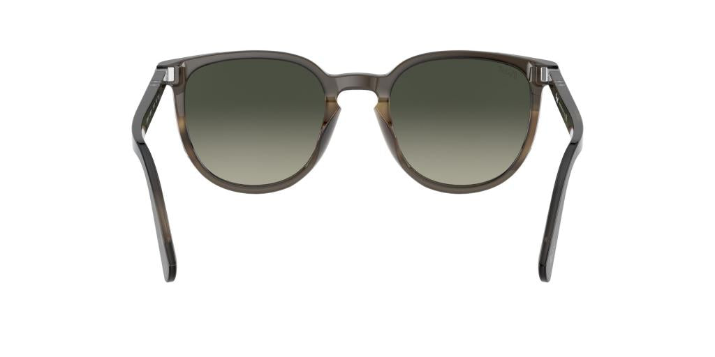 Солнцезащитные очки Persol Черные в полоску Серые в полоску Серые 0PO3226S