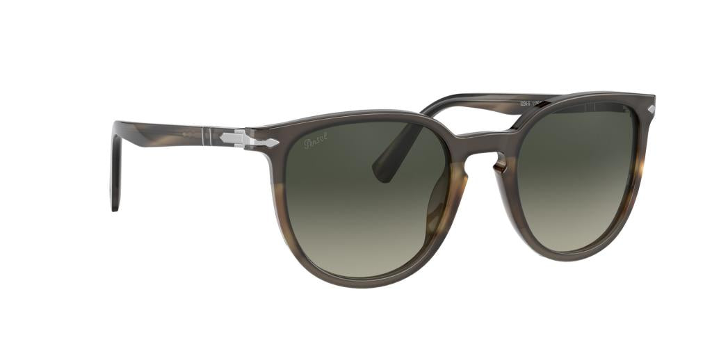 Солнцезащитные очки Persol Черные в полоску Серые в полоску Серые 0PO3226S