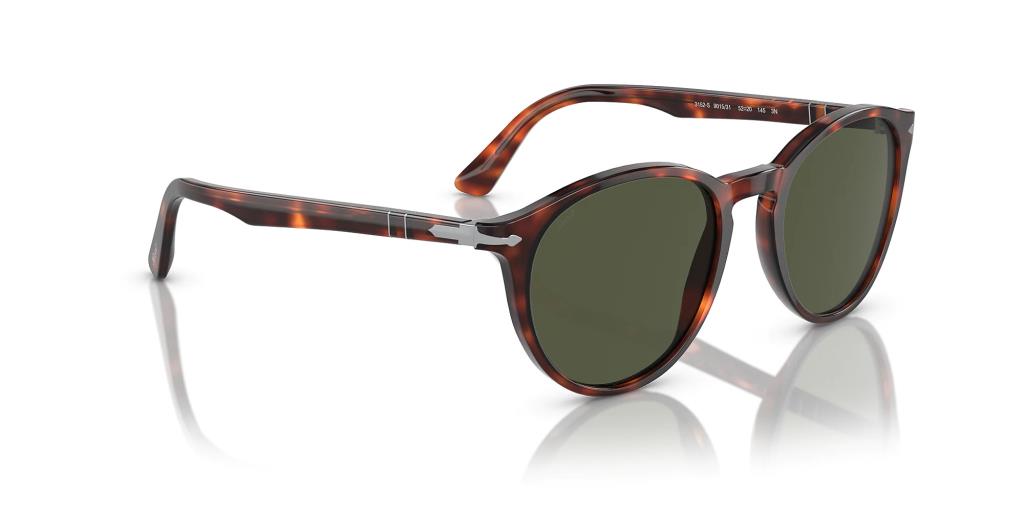Солнцезащитные очки Persol PO 3152S 901531 52 Ekartman Гавана Зеленые