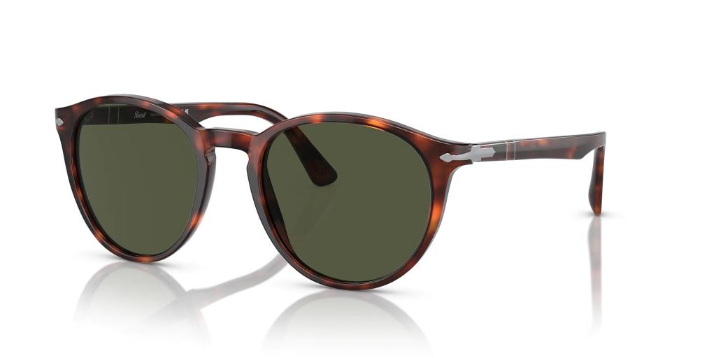 Солнцезащитные очки Persol PO 3152S 901531 52 Ekartman Гавана Зеленые