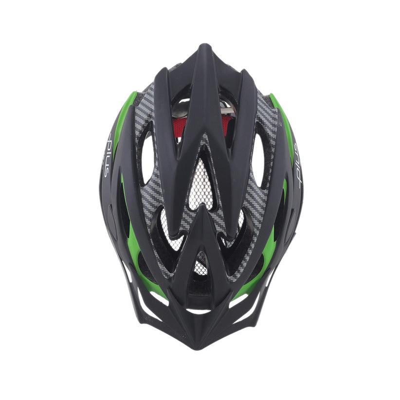 PLUS MV-29 LIGHTED MTB BICYCLE HELMET BLACK-BLUE