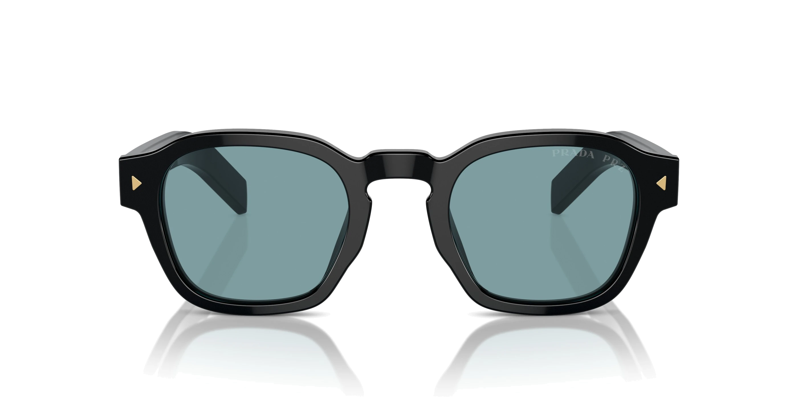 Prada Polarize Güneş Gözlüğü 0PR A16S 52 Ekartman 16K04D Black Green Polar