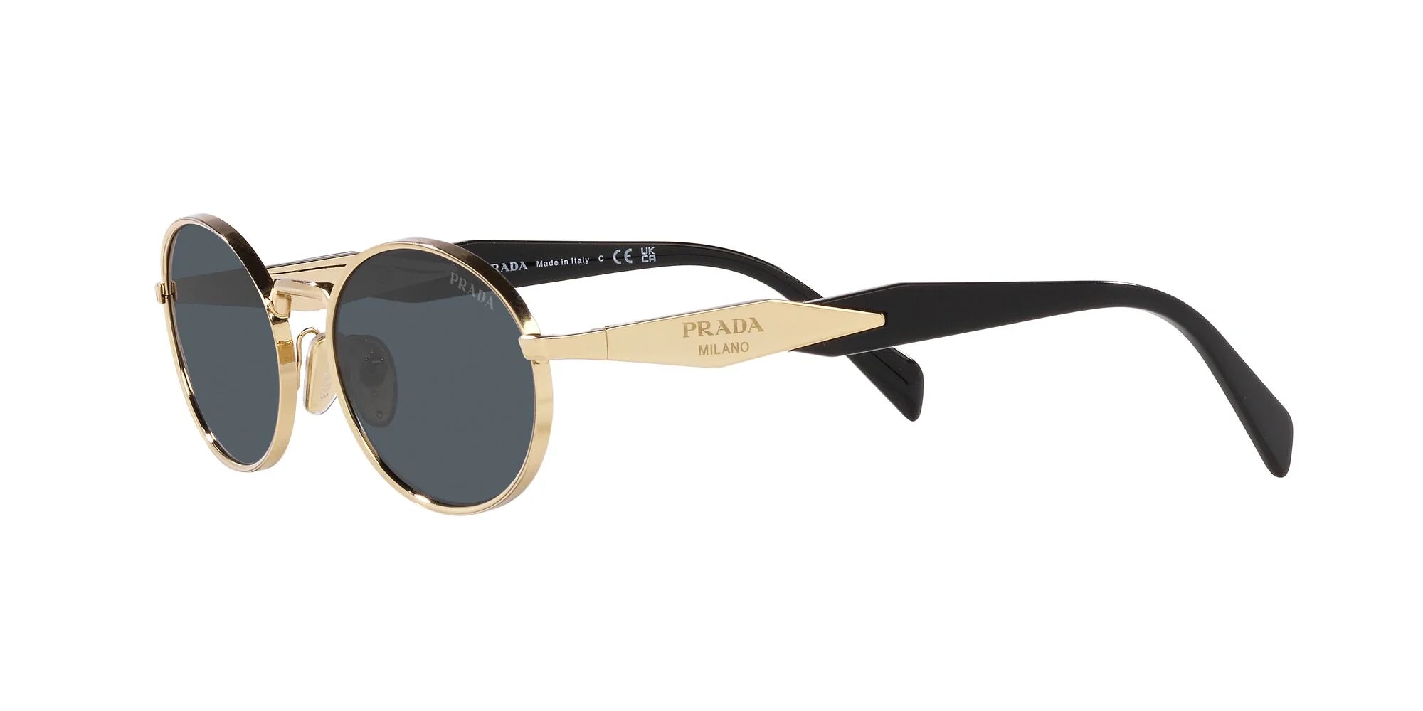 Prada PR 65ZS Kadın Güneş Gözlüğü ZVN09T Pale Gold Dark Grey 55 Ekartman