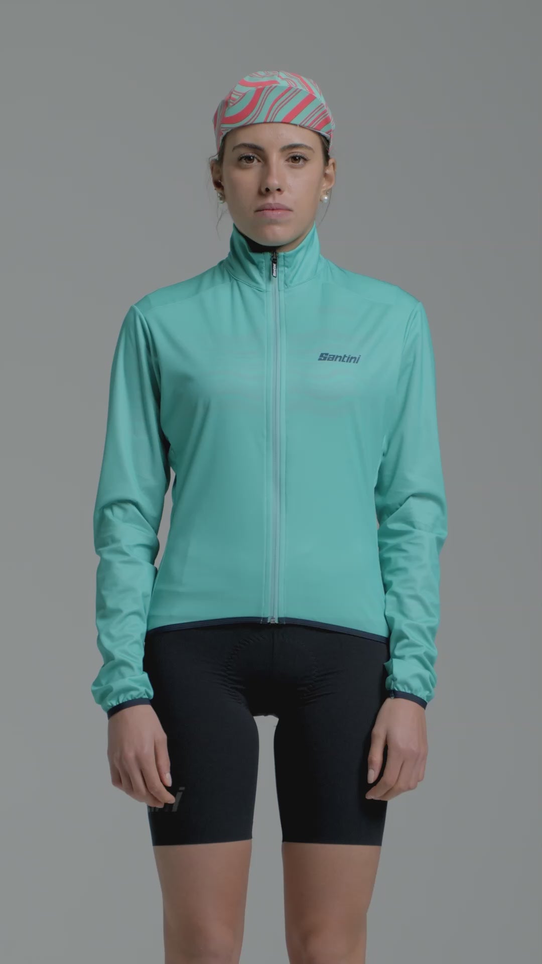Santini Nebula Puro Women's Raincoat Jacket 2W332L75NEBULPURO
