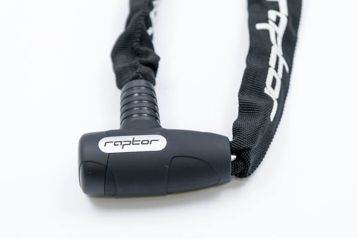 Веревочный замок Raptor с ключом 4x90см Черный 200775