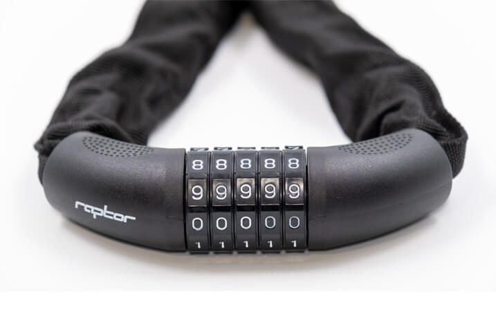 Комбинированный цепной замок Raptor 6 x 90 см 200917