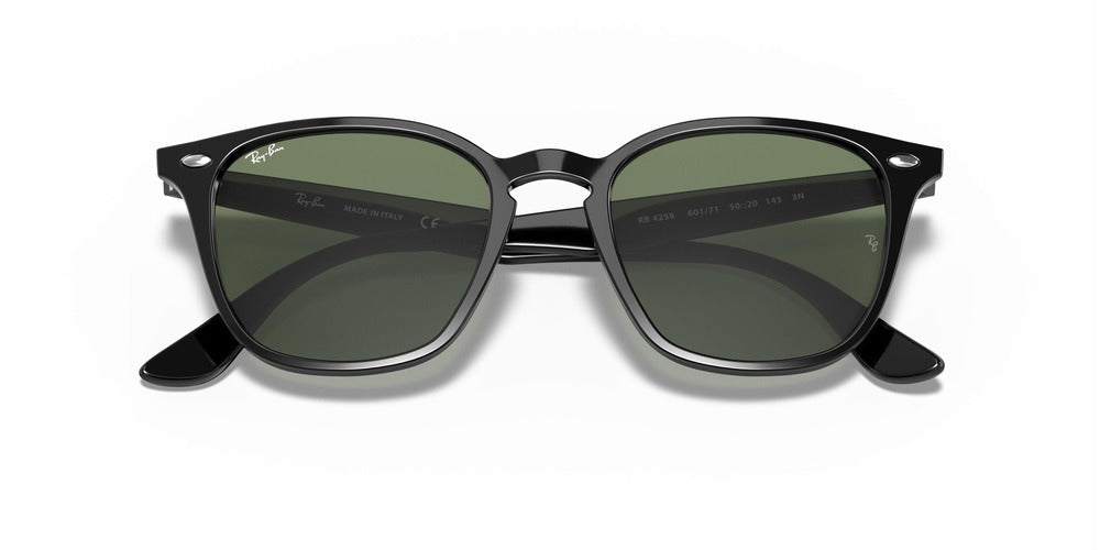 Солнцезащитные очки Ray-Ban 0RB4258 601/71 Черные Темно-зеленые 50 Экартман