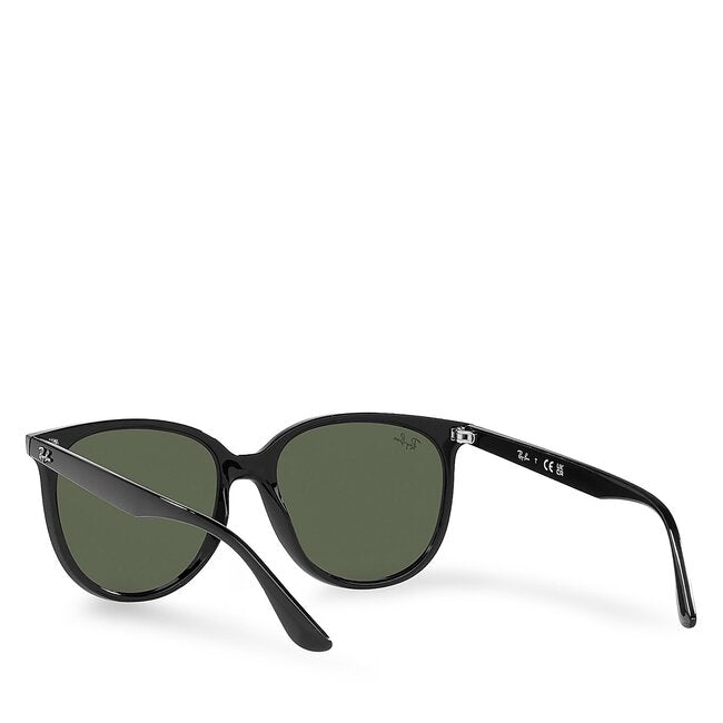 Ray-Ban 0RB4378 Sunglasses Black Dark Green
